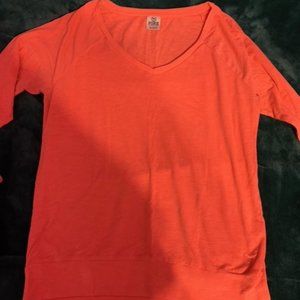 Victoria’s Secret pink long-sleeve T-shirt